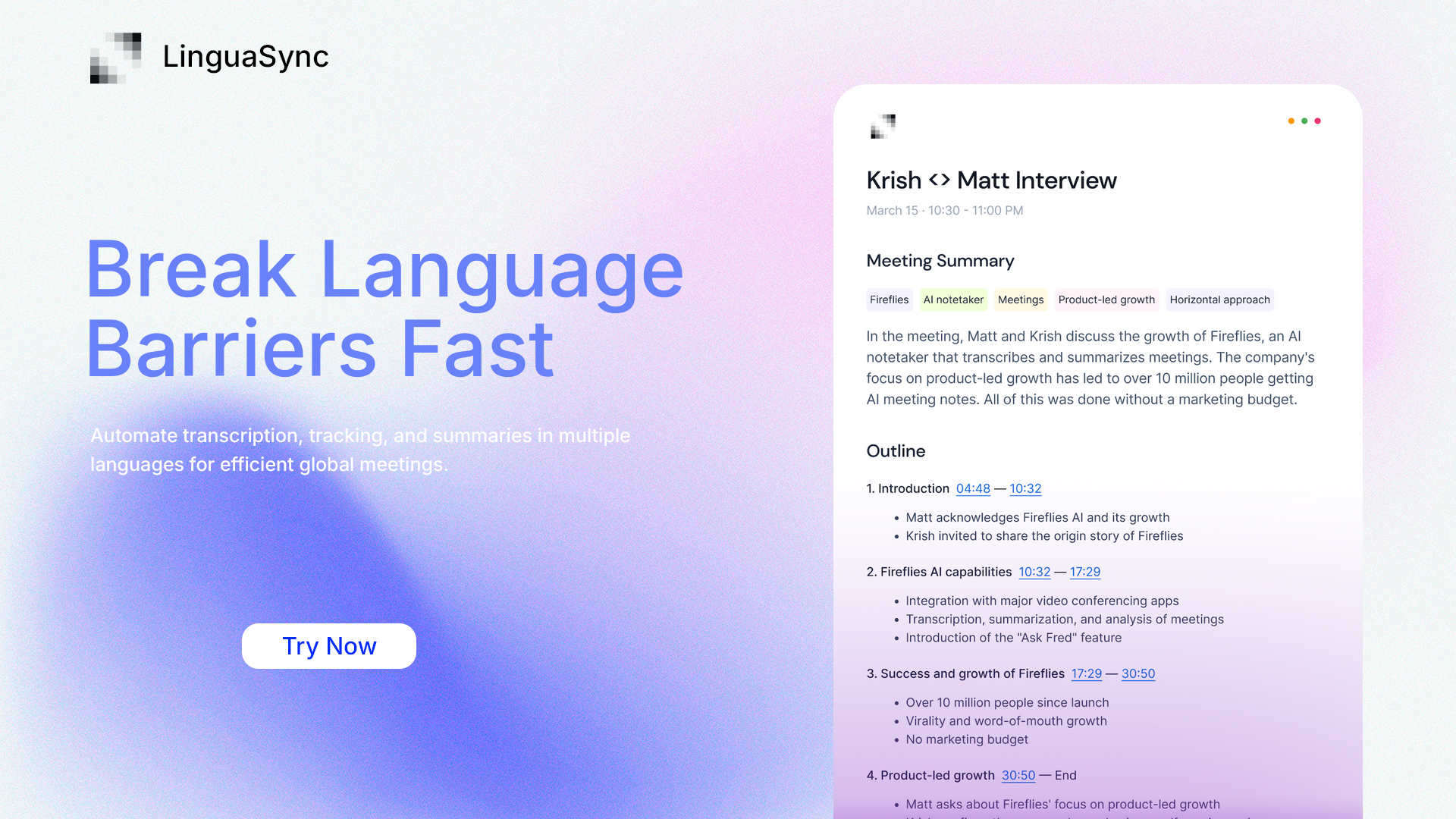 Product screenshot